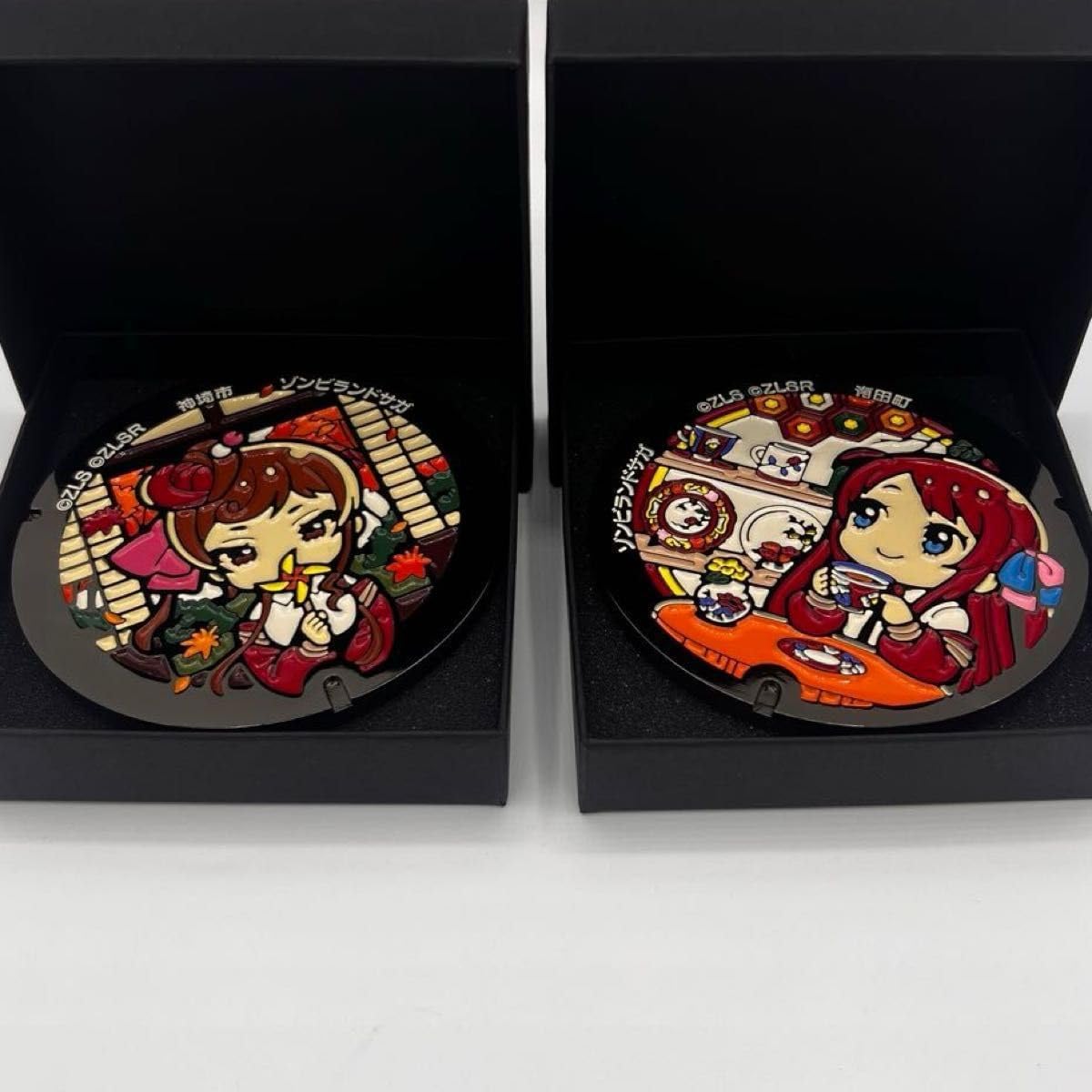 ゾンビランドサガ ミニチュアマンホール 佐賀市 ゆうぎり　通常 ゾンビランドサガ ミニチュアマンホール 佐賀 源さくら ゆうぎり